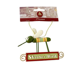 Skeeter Bait Mosquito Christmas Ornament Bug NEW Enchanted Forest Nature Outdoor